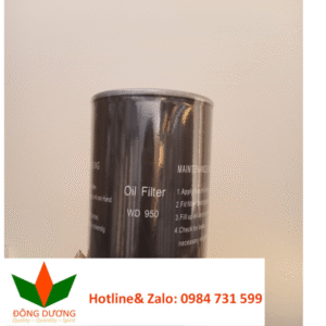 Lọc dầu Mann Filter WD950 dùng cho máy nén khí Hanshin GRH3-30A 22kW